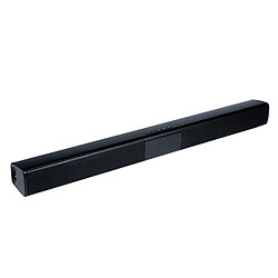 Universal Noir intégré au subwoofer Soundbar Sound Barre Son filaire Sans fil Bluetooth Haut-parleur puissant multi-entrées | Subwoofer 