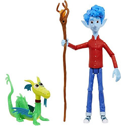 Mattel EN AVANT Figurines Ian et son bâton magique et Blazey 17 cm 