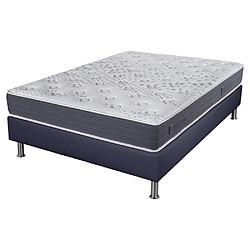 Ebac Matelas mousse + Sommier SP18 Volcan 160x200 Majorca - H. 23 cm - Soutien ferme 