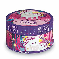 Ludendo Ma licorne magique - Puzzle géant 30 pièces + livre 