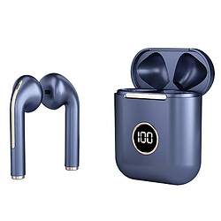 Universal Casque sans fil casque sport casque bluetooth musique bouchon d'oreille d'affaires imperméable Xiaomi Samsung TWS |(Bleu)