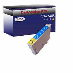 T3Azur Epson T0802 -Compatible Cartouche Compatible pour Epson Stylus Photo RX585, RX685 Cyan - T3AZUR