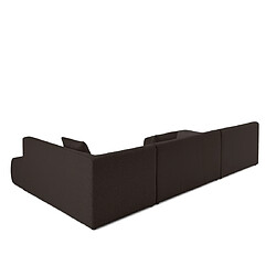 Avis Lisa Design Onyx - canapé panoramique d'angle droit - 7 places - en tissu mailles 3D