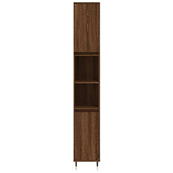 Acheter vidaXL Armoire de bain chêne marron 30x30x190 cm bois d'ingénierie