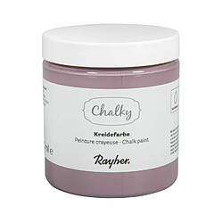 Rayher Peinture Craie Rouge mûre - Chalky Finish - 230 ml