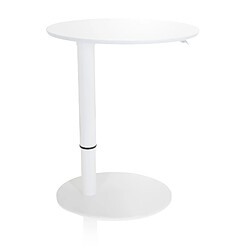 Table assis-debout STAND III 65 x 50 cm ovale blanc hjh OFFICE