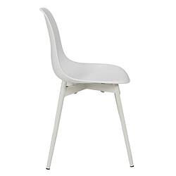 Avis The Home Deco Kids Chaise pour enfant pieds en métal Lina blanc.