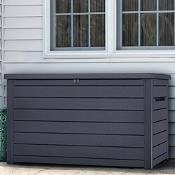 Acheter Keter Boîte de rangement de jardin Ontario 870 L Anthracite Ecom