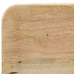 Avis vidaXL Table basse 45x45x40 cm Bois de manguier massif