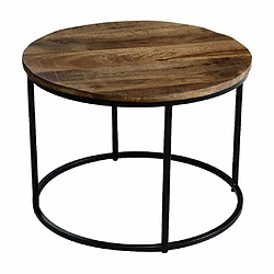 Rousseau Table d'appoint Lago Bois de Mangolia 