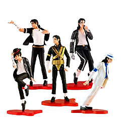 Universal 5pcs schéma ensemble dansant michael jackson poupée collection anime