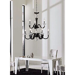 Avis Luminaire Center Applique murale Nardini 2 Ampoules chrome poli/blanc Faux cuir/cristal