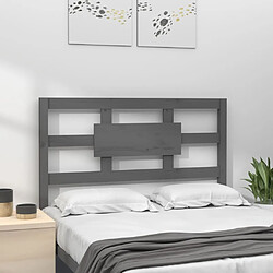 Avis Maison Chic Tête de lit scandinave pour lit adulte,Meuble de chambre Gris 95,5x4x100 cm Bois massif de pin -MN52647