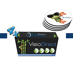 Visiodirect 4 Quatre Toner cartouche d'encre CB435A 1500 pages génériquepour HP Laserjet P1006 Certifié ISO 9001 ISO 14001 