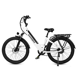 Vélo Électrique SAMEBIKE RS-A01 - Moteur 500W Batterie 48V14AH Autonomie 50KM Freins à Disque Mécaniques - Blanc