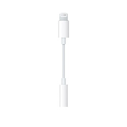 Apple Adaptateur Lightning vers jack 3.5mm pour iPhone 7 / 7 Plus - MMX62ZM/A