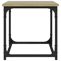 Acheter vidaXL Table d'appoint Chêne sonoma 40x40x40 cm Bois d'ingénierie