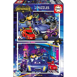 Educa Borras Set de 2 Puzzles Educa Batwheels 