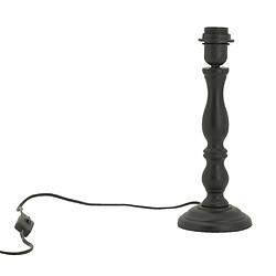 Aubry Gaspard Pied de lampe en bois sculpté Bois noir.