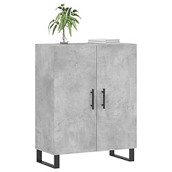 Avis Maison Chic Buffet,Meuble de Rangement,commode pour salon,Cuisine gris béton 69,5x34x90 cm bois d'ingénierie -MN22438