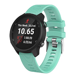 Wewoo Bracelet pour montre connectée en silicone Smart Watch Garmin Forerunner 245 vert menthe 