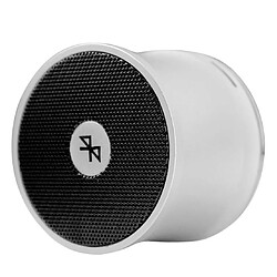 Wewoo Enceinte Bluetooth d'intérieur argent pour l'pour iPhone, Galaxy, Sony, Lenovo, HTC, Huawei, Google, LG, Xiaomi, d'autres smartphones et tous les périphériques V2.0 Super Bass haut-parleur portable, mains libres appel,