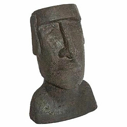 Statuette en Résine Île de Pâques 26cm Marron