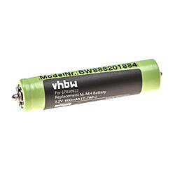 vhbw batterie compatible avec Braun 2778, 2838, 2878, 5728, 5729, 5730, 5732, 5733, 5734 rasoir tondeuse à cheveux (600mAh, 1,2V, NiMH)