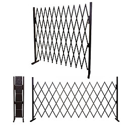 Mendler Grillage HWC-B34, grille protectrice télescopique, aluminium marron ~ hauteur 153cm, largeur 36-300cm