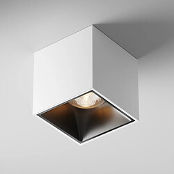 MAYTONI Downlight Carré Dimmable Monté en Surface Blanc 3000K