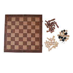 Jeu échecs en bois Jeu société traditionnel Chess