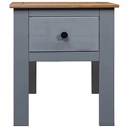 Avis Maison Chic Table de chevet,Table de nuit,Table d'appoint pour salon Gris 46x40x57 cm Pin Gamme Panama -MN74619