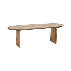 Aubry Gaspard Banc en acacia naturel L 160.