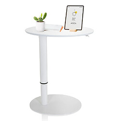 Table assis-debout STAND III 65 x 50 cm ovale blanc hjh OFFICE