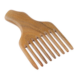 Peigne Large Afro Brosse à Cheveux Coiffure en Bois pour Salon de Coiffeur Professionnelle peigne afro metal bois corne Diffuseur unisexe