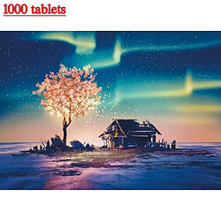 Universal 1000 pièces Puzzle Puzzle Jeu Aurora Paysages Enfants Adultes Famille Jouets Cadeaux Décoration pas cher