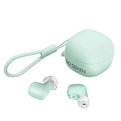 Écouteurs sans fil Bluetooth 5.3 So Seven Vert design Ultra Compact