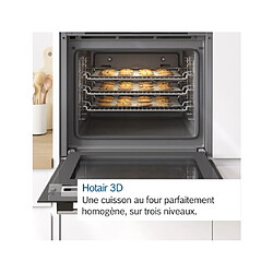 Four intégrable multifonction 71l 60cm pyrolyse inox - HBA272BB0 - BOSCH pas cher