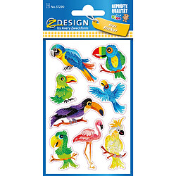 AVERY Zweckform ZDesign KIDS Sticker Glitter 'Oiseaux' ()