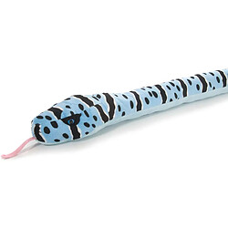 Wild Republic peluche serpent de 137 cm bleu noir 