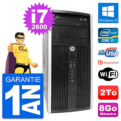 PC Tour HP Compaq Pro 6300 CMT Intel i7-2600 RAM 8Go Disque 2To Windows 10 Wifi · Occasion 