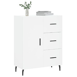 Avis Maison Chic Buffet,Meuble de Rangement,commode pour salon,Cuisine blanc 69,5x34x90 cm bois d'ingénierie -MN66100