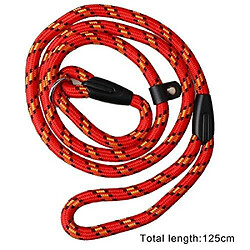 Acheter Universal Plomb glissant pour chien, 125cm extrêmement résistant corde de laisse d'entraînement pour chien puissant corde réglables pour animaux de compagnie pour chien, rouge