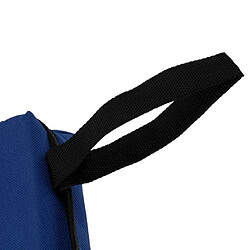 coussin de siège de chaise imperméable à l'eau coussin de camping de jardin extérieur bleu marine