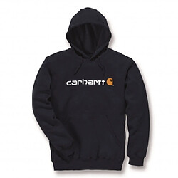 Sweat capuche Signature Logo Hooded CARHARTT Blk/Black - Taille S - S1100074001S