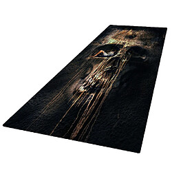 Tapis de sol anti-dérapant tapis de plancher de tapis de salon 3D ethnique