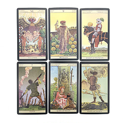 Universal Les cartes de tarot classiques les plus populaires en anglais, espagnol, français, allemand, deck, deck, tarot. pas cher