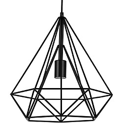 Avis Stoex Suspensions Lampe Vintage Cage forme de diamant 25cm ,Lampe suspendue éclairage