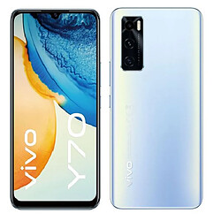 Vivo Y70 128 Go Bleu oxygène Smartphone 6,44" AMOLED FHD+ - Snapdragon 665 - RAM 8Go - 4100 mAh - Charge rapide 35W - Caméra 48MP - Android 10