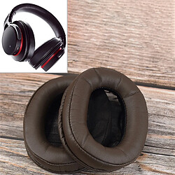 Wewoo Coussinets Mousse Étui de protection pour casque en éponge avec une paire Sony MDR-1R Marron